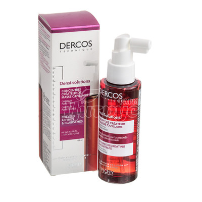 Віші Деркос Денсі Солюшинз (Vichy Dercos Densi Solutions) Концентрат для відновлення щільності та об*єму тонкого волосся 100 мл
