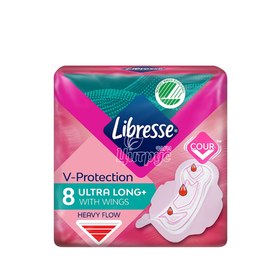 Прокладки гігієнічні жіночі Лібресс (Libresse) Ультра Супер Софт (Ultra Super Soft) 8 штук