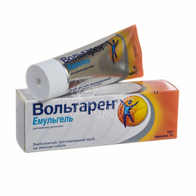 Вольтарен емульгель 1% туба 100 г