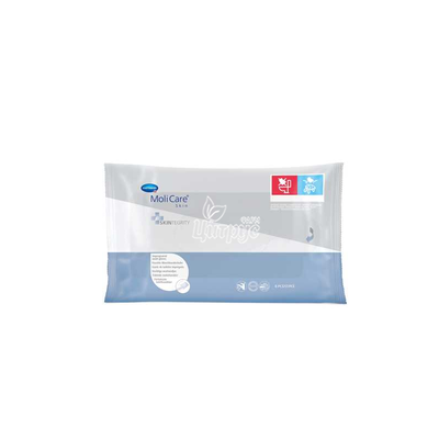 Рукавички вологі Молікер Скін (Molicare Skin) для миття 8 штук