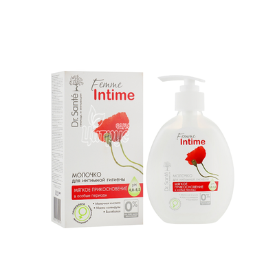 Молочко для інтимної гігієни Доктор Санте (Dr. Sante) Фем Інтим (Femme Intime) М*яке дотик для чутливої ??шкіри 230 мл