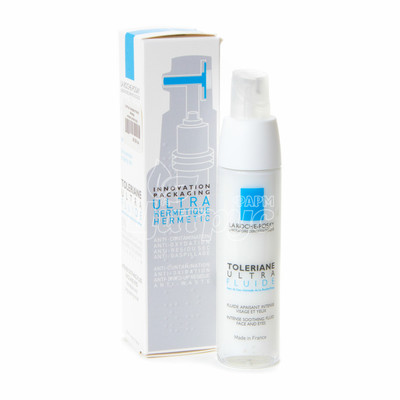 Ля Рош позе Толеран Ультра Интенс (La Roche Posay Toleriane Ultra Intense) Флюїд інтенсивний заспокійливий для гіперчутливої і схильної до алергії шкіри обл
