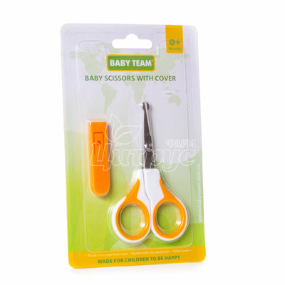 Ножиці дитячі Бебі Тім (Baby Team) З чохлом (7102)