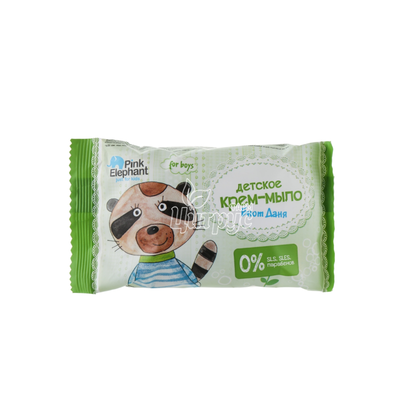 Крем-мило дитяче Пінк Елефант (Pink Elephant) Єнот Даня 90 г