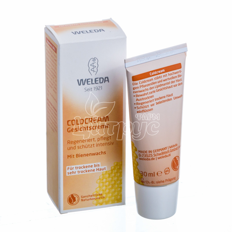 фото 2/Крем Веледа Колд Крем (Weleda Cold Cream) Захисний від вітру і холоду 30 мл