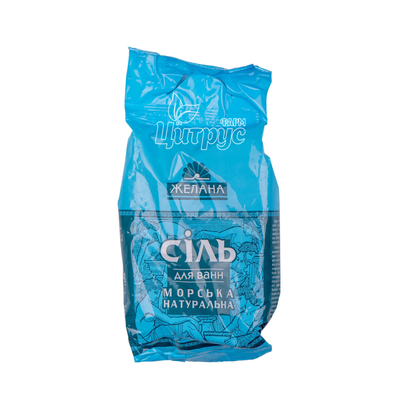 Сіль для ванн Желана Морська натуральна 1000 г