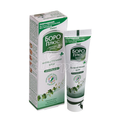 Бороплюс крем Здорова шкіра антисептичний без запаху 25 мл