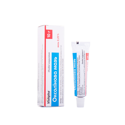 Оксолінова мазь 0,25% туба 10 г