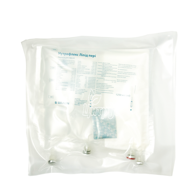 Нутрифлекс Ліпід Пері емульсія для інфузій мішок пластиковий 3-х камерний 1250 мл 5 штук