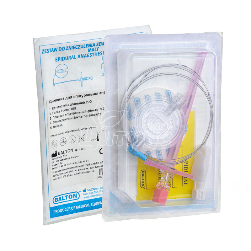фото 2/Набір для епідуральної анестезії малий ZZOM G18
