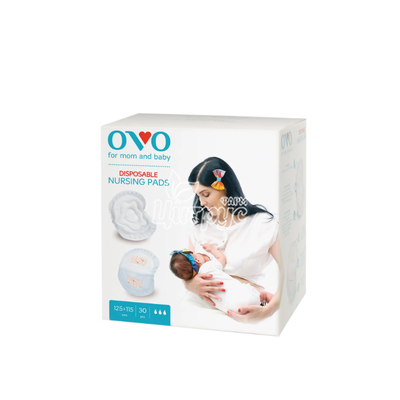 Вкладиші лактаційний Ово (Ovo) 125 х 115 мм 30 штук