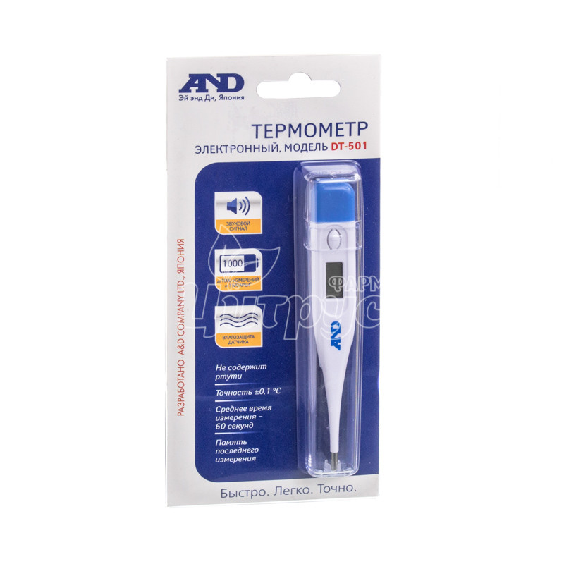 фото 1/Термометр електронний Анд (AND) DT-501