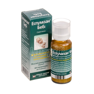 Еспумізан Бебі емульсія 100 мг / мл 30 мл