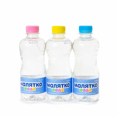 Вода питна дитяча Малятко негазована зі спеціальною пробкою 0,33 л
