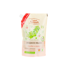Мило рідке Зеленная Аптека Оливка і годжі 460 мл дой-пак
