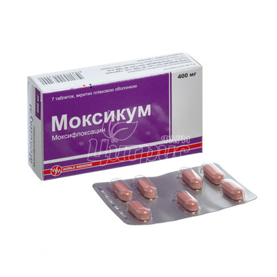 Моксікум таблетки вкриті оболонкою 400 мг 10 штук