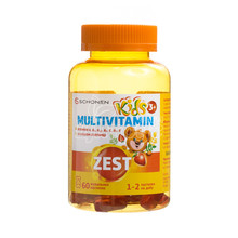 Зест (Zest) Кідс Мультивітамін (Kids Multivitamin) жувальні пастилки 60 штук