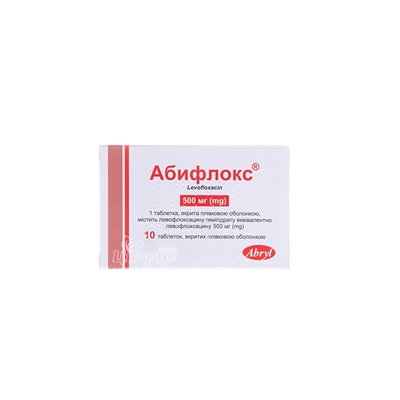 Абіфлокс таблетки 500мг 10 штук