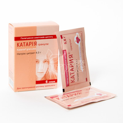 Катарія гранули саше 4 г 6 штук