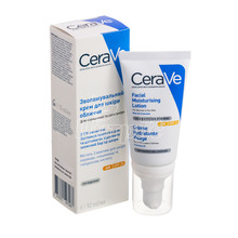 Цераве Фейшел Мойстранзінг Лосьйон (CeraVe Facial Moisturising Lotion) Крем зволожуючий для обличчя денний для нормальної та сухої шкіри SPF 25 52 мл
