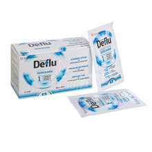 Дефлю Сільвер Горло для полоскання порошок 8 г саше 10 штук