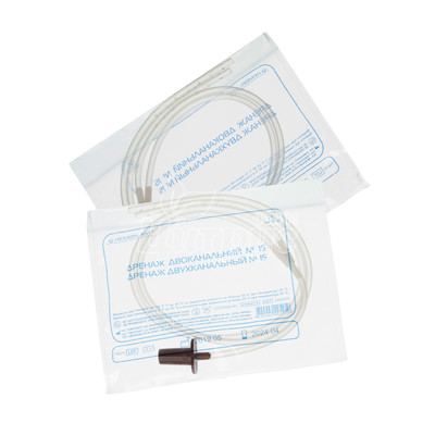 Дренаж двоканальний стерильний №15