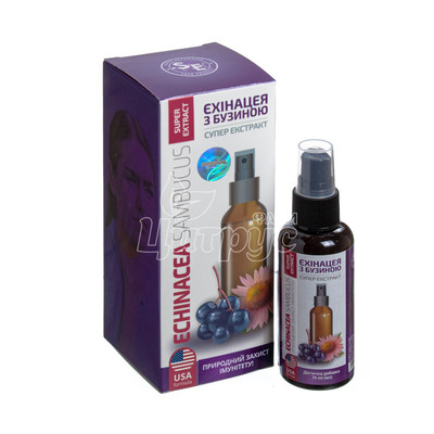Ехінацея з бузиною супер екстракт спрей 75 мл