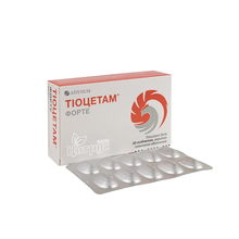 Тіоцетам форте таблетки вкриті обочки 30 штук