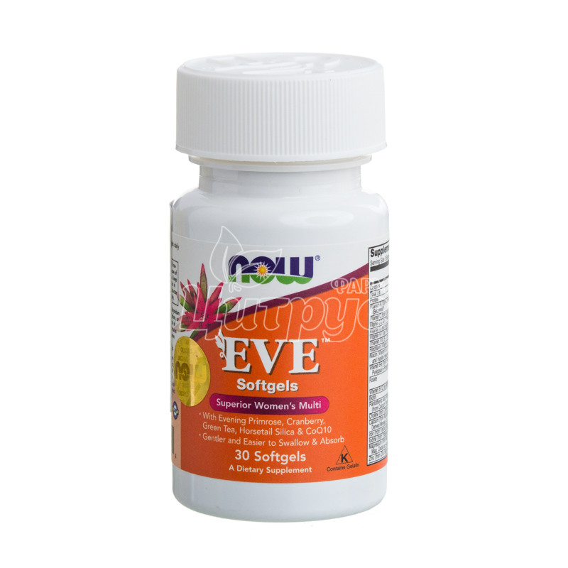 фото 1/Єва 30 штук Нау Фудс (Eve Now Foods) Комплекс для жінок капсули гелеві 