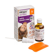 Нюда ескпрес проти вошей і гнид спрей 50 мл