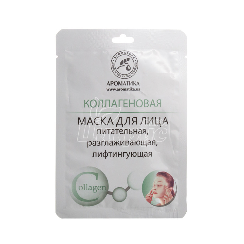 фото 1/Маска для обличчя Коллагеновая зволожуюча разглажени ліфтинг 35 г
