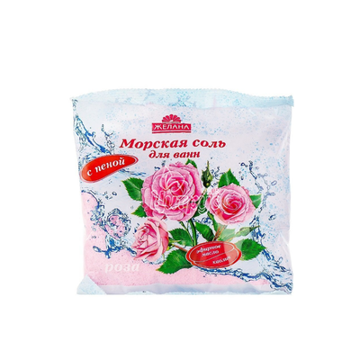 Сіль для ванн Желана троянда з піною 500 г
