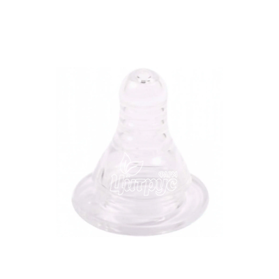 Соска Курносики силіконова кругла з 3 місяців розмір M 7031