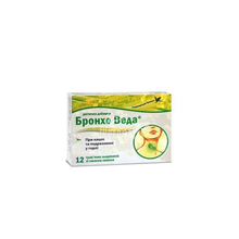 Бронхо веда зі смаком меду лимона льодяники 12 штук