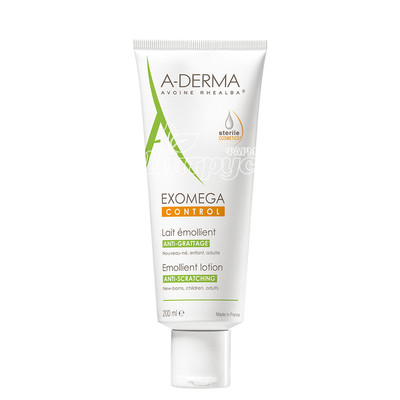 А-Дерма (A-Derma) Екзомега контроль (Exomega control) Молочко помякшуюче для сухої шкіри обличчя і тіла 200 мл