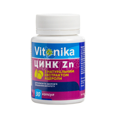 Цинк Витоника  (Vitonika) капсулы 30 штук