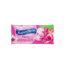 Серветки вологі Суперфреш флаувер (Superfresh  flower) 15 штук