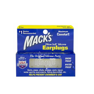 Беруші із силікона Пілов софт (Pillow soft) білі 2 пари