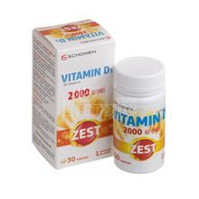 Зест (Zest) Вітамін Д3 2000 МО (Vitamin D3)  капсули 30 штук