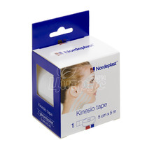 Пластырь Кинезио Тейп 5 см х 5 м белый