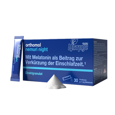 Ортомол Немурі Найт 30 штук (Orthomol Nemuri Night) гранули саше