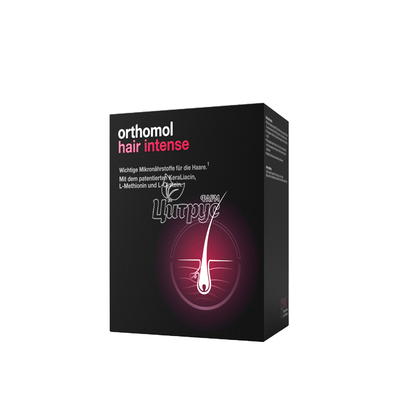 Ортомол Хейр Інтенс 90 штук (Orthomol Hair Intense) Для покращення та відновлення стану волосся капсули 