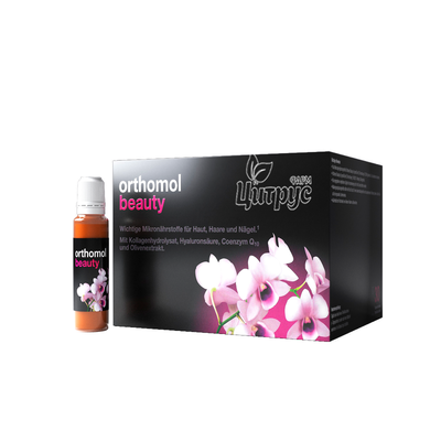 Ортомол Б*юті Рефіл 30 штук (Orthomol Beauty Refill) Для нігтів і волосся питні пляшечки 