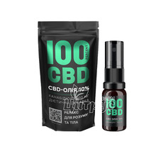 СБД (CBD) Олія 10% канабідіол 60 доз спрей зі смаком м*яти 10 мл