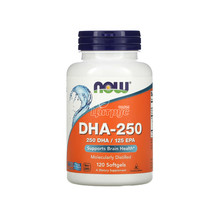 ДНА Риб*ячий жир 250 мг 120 штук Нау Фудс (DNA Now Foods) капсули гелеві 