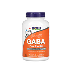 Габа порошок 170 г Нау Фудс (Gaba Now Foods) Спокій та антистрес 