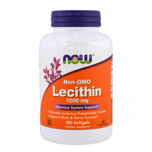 Лецитин 1200 мг 100 штук Нау Фудс (Lecithin Now Foods) капсули гелеві 