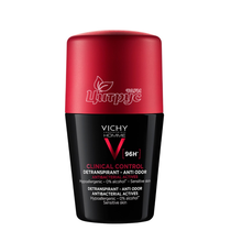 Віши Ом Клінікал Контрол Антиперспірант 96 годин (Vichy Homme Clinical Control Deperspirant 96h) Кульковий антиперспірант для чоловіків проти надмірного потови