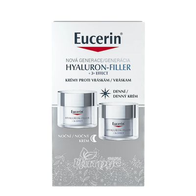 Еуцерин Гіалурон-Філер (Eucerin Hyaluron-Filler)  Набір  крем денний 50 мл + крем нічний  50 мл