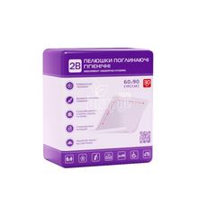 Пелюшки гігієнічні 2В 60см х 90 см 30 штук